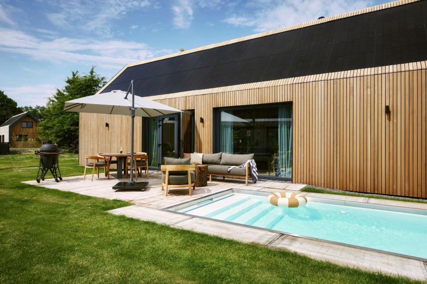 Luxe vakantiehuis Nederland padelbaan